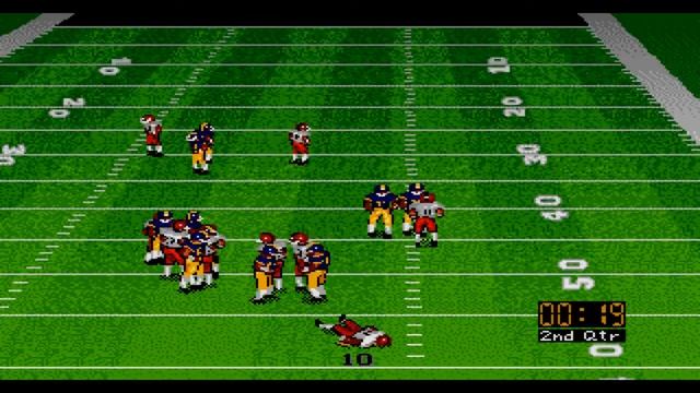 Bill Walsh College Football (Sega CD) - Michigan vs. Georgia смотреть онлайн