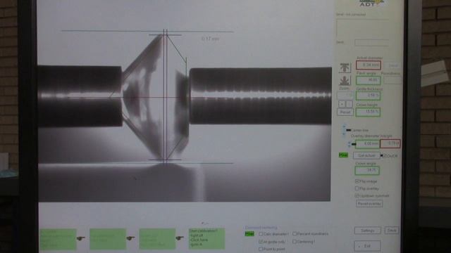 Wheel-bruting of polished diamond: final stage (Monitor-view) смотреть онлайн