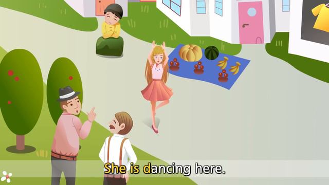 14 The Red Shoes What are you doing present progressive English animated story for Kids смотреть онлайн
