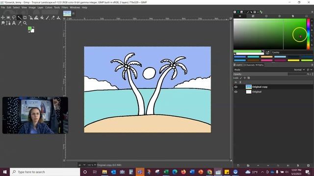 DA - 13.04 - Gimp - Tropical Landscape - Start Adding Color смотреть онлайн
