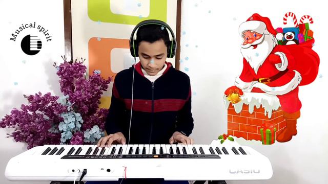 Jingle bells | Jingle bells piano cover | merry Christmas song | Jingle bells instrumental | piano смотреть онлайн