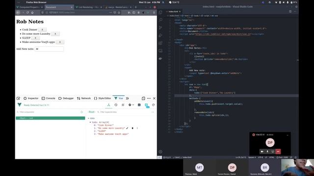VueJS : Example notes project смотреть онлайн