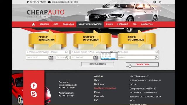 Car Rental System (Native WordPress plugin) - Editing an existing booking смотреть онлайн