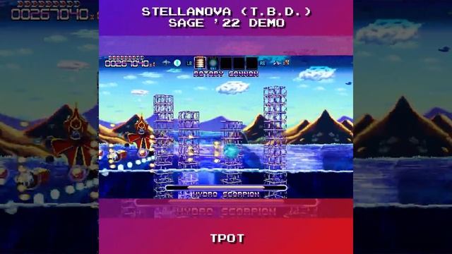 Stellanova (T.B.D.) by Tpot - SAGE '22 Demo #shmup #shmups #shootinggames #indiegames смотреть онлайн