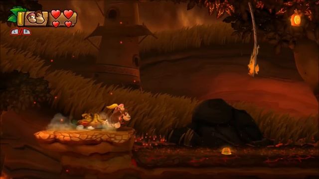 Donkey Kong Country: Tropical Freeze - 100% Walkthrough - 3-4 Scorch 'N' Torch (Puzzle and KONG) смотреть онлайн