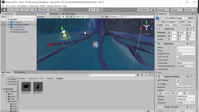 Unity Creator Kit FPS Part 1 Getting Started and Germ Prefabs смотреть онлайн
