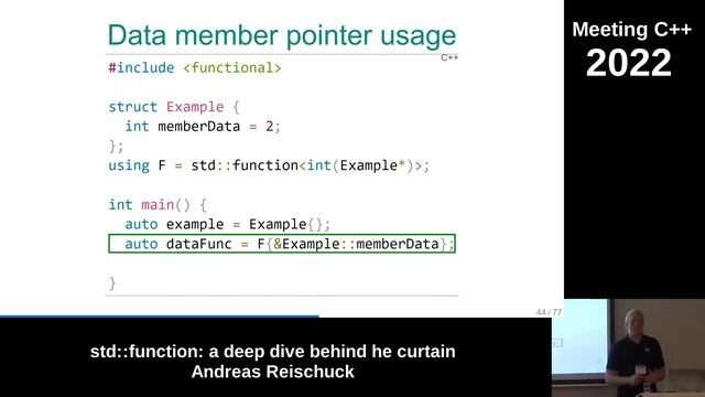 std::function: a deep dive behind the curtain - Andreas Reischuck - Meeting C++ 2022 смотреть онлайн