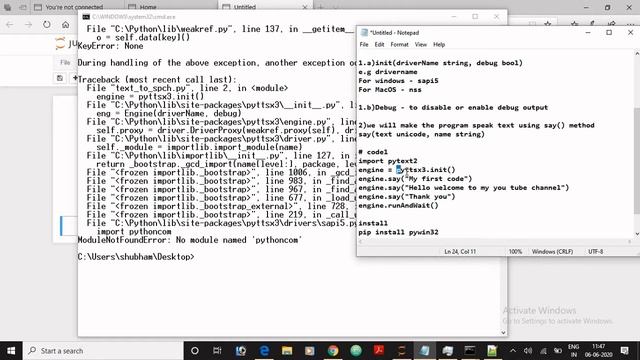 Easy Text-to-Speech with Python смотреть онлайн