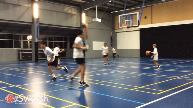 Fun Basketball Game For Kids - Pacman Line Tag (Dribbling) смотреть онлайн