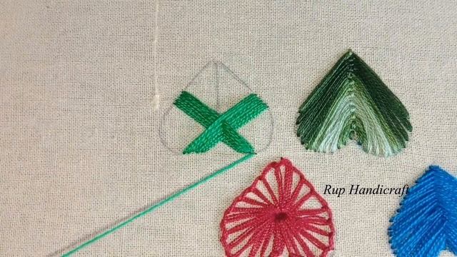 HAND EMBROIDERY,7(seven)Love Easy Embroidery Stitch,Easy Hand Embroidery