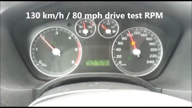 Ford Focus mk 2 II 1.8 TDCi engine speed test RPM смотреть онлайн