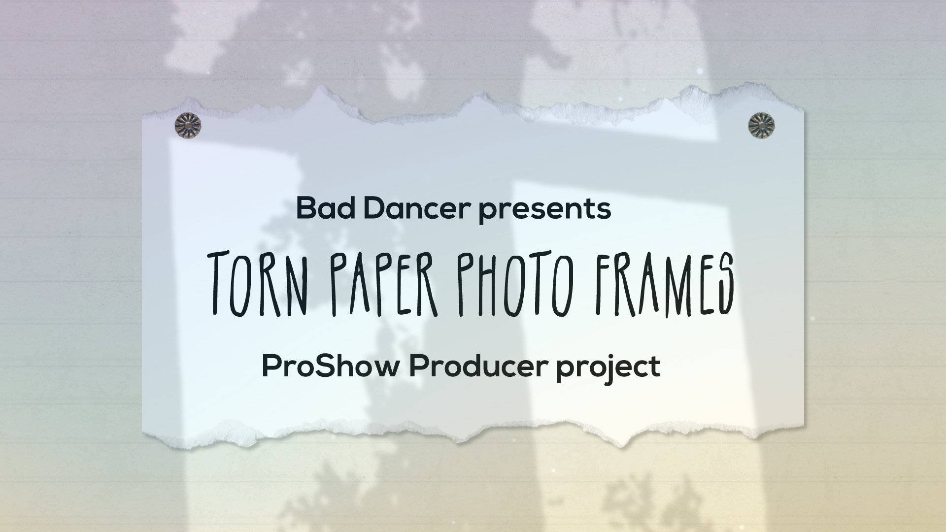 Free Proshow Producer project - Torn Paper Photo Frames ID 16042021 смотреть онлайн