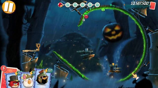 Angry Birds 2 PC (Windows 11) Daily Challenge 4-5-6 rooms for extra Bomb card (Mar 4, 2023) смотреть онлайн