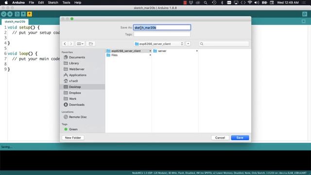 ESP8266 To ESP8266 Data Transfer Using Web Client/Server | Arduino IDE (Mac OSX And Windows)