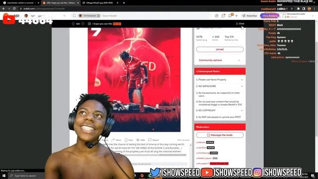 IshowSpeed react to this photo смотреть онлайн