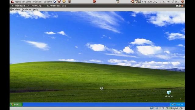 Tutorial Virtualbox Windows Xp Install on Ubuntu (HD) смотреть онлайн