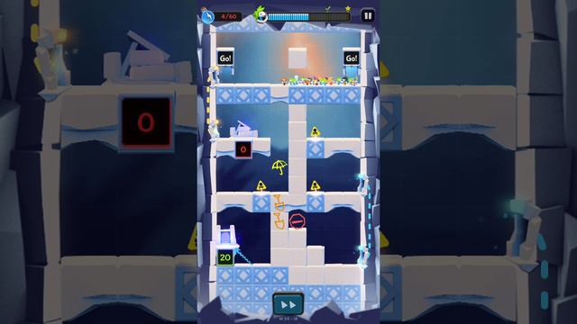 Lemmings. World 12 - Build a Snowman. Level W 54-18. Perfect Walkthrough. смотреть онлайн