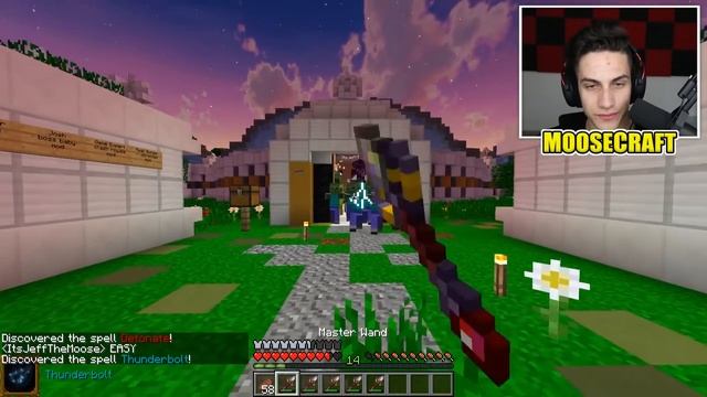 Minecraft WIZARDRY MOD! | BECOME A WIZARD, USE MAGIC SPELLS, & MORE! | Modded Mini-Game смотреть онлайн