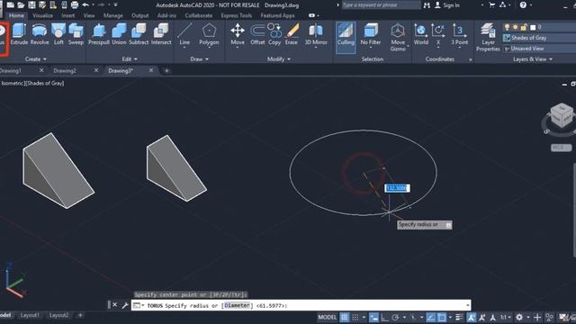 84 Wedge&Torus AUTODESK AUTOCAD 3D DRAWING TECHNIQUES смотреть онлайн