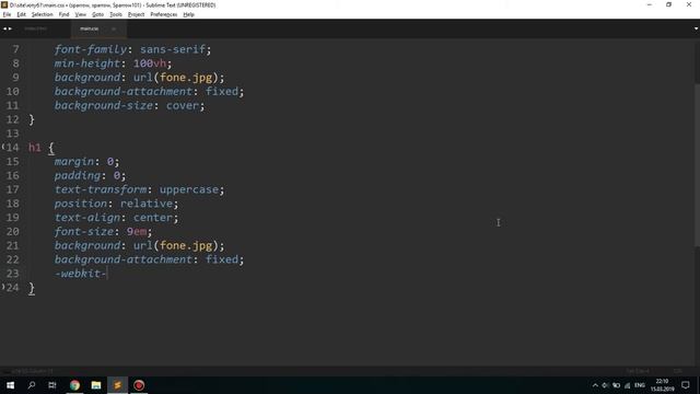 ТЕКСТ С ЦВЕТОМ КАРТИНКИ НА CSS | HTML+CSS