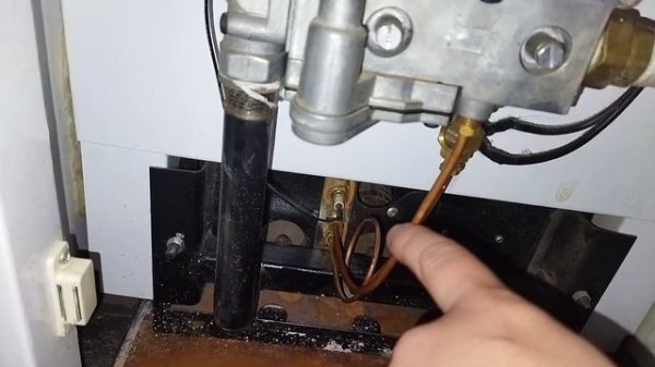 Тухнет газовый котел Данко (запальник, фитиль).