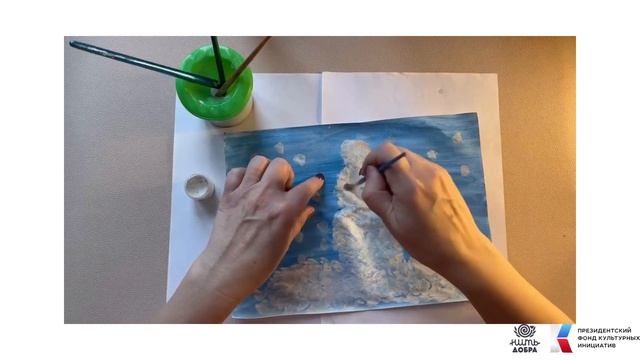 Мастер-класс: Рисование «Снеговик» смотреть онлайн