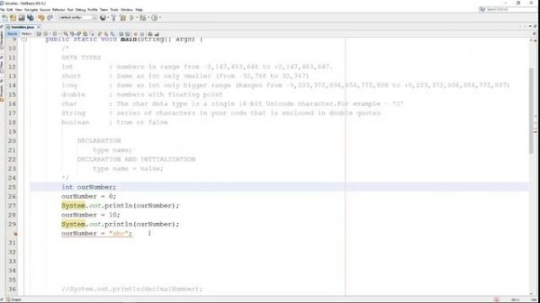Practical Variables in Java (CODE)