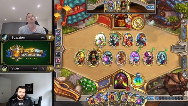 Bozzzton vs Viper - Division B - Hearthstone Grandmasters Europe 2020 Season 1 - Week 4 смотреть онлайн