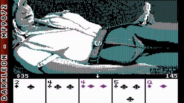 Strip Poker - A Sizzling Game of Chance © 1985 Artworx - PC DOS - Gameplay смотреть онлайн