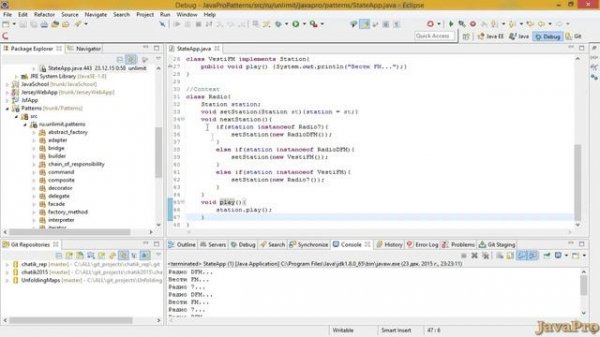 Шаблоны Java. Состояние (State)
