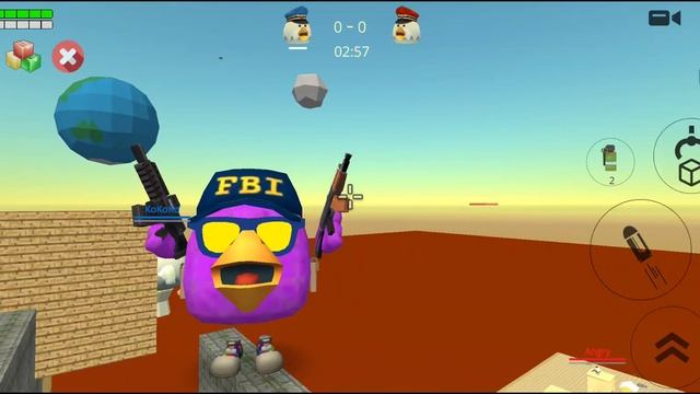 Chicken Gun Game || Pro VS Hacker || Lava - Maps || Android Gameplay Video смотреть онлайн