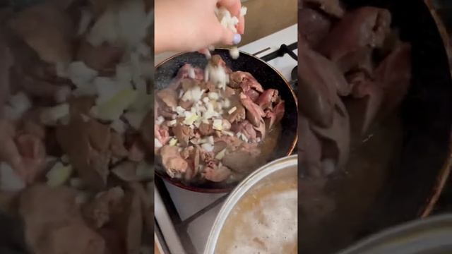Куриная печень с гороховым пюре без замачивания смотреть онлайн