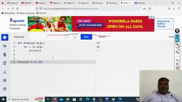 py5.3| functions with variable length arguments using python | functions | Dr. Khaja Masthan смотреть онлайн