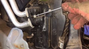 Замена-снятие радиатора Печки на автомобиле Renault Logan