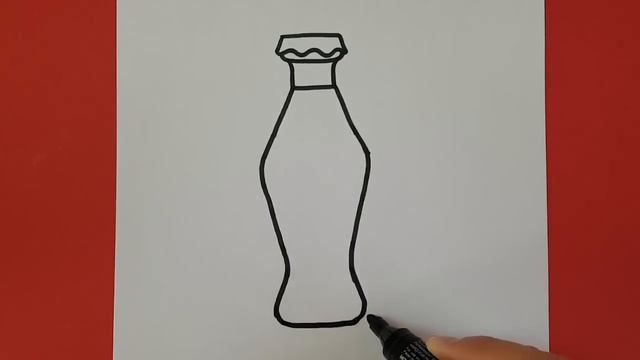 HOW TO DRAW CUTE COCA COLA BOTTLE EASY смотреть онлайн