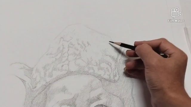 HIS HOLINESS THE 14th DALAI LAMA CHILDHOOD SKETCH ON CANVAS.??? PART 1. смотреть онлайн