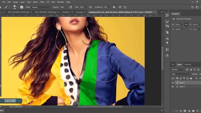 How to change the dress color in adobe photoshop cc / Bangla Tutorial/Munjurul Tech 360 смотреть онлайн