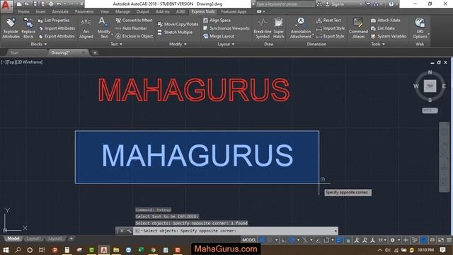 How to Explode Text and Multitext in Autocad- Explode Text Autocad Tutorial смотреть онлайн
