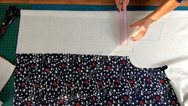Как сшить платье без выкройки. Платье спортивного стиля, раскрой сразу на ткани смотреть онлайн