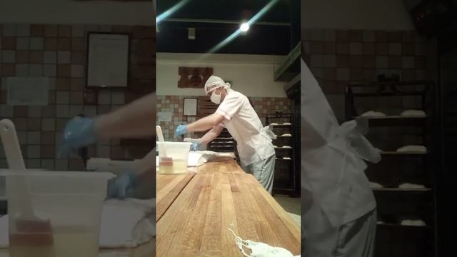 Хлеб чиабатта п/ш на ржаной закваска. смотреть онлайн