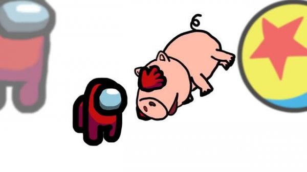 Mini Crewmate Kills 12 Toy Story Characters | Among Us