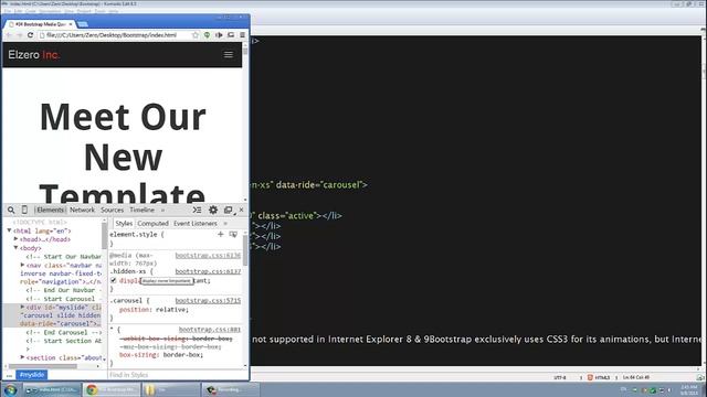 [ Twitter Bootstrap 3 In Arabic ] #34 - Media Query смотреть онлайн