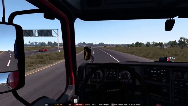 American Truck Simulator | POV Pacific Drayage Services Driver | Realistic Driving смотреть онлайн