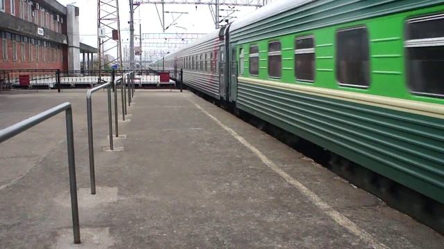 ЧС7-167 с поездом Поволжье СПб-Казань-Чебоксары/100 км/ч (RZD) Тосно