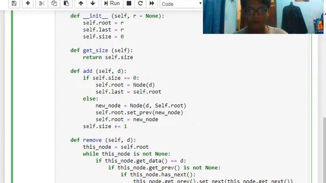 Double linked list python смотреть онлайн