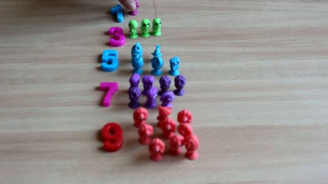 Нечетные числа Stikeez. Непарні числа дітям. Numbers for kids смотреть онлайн