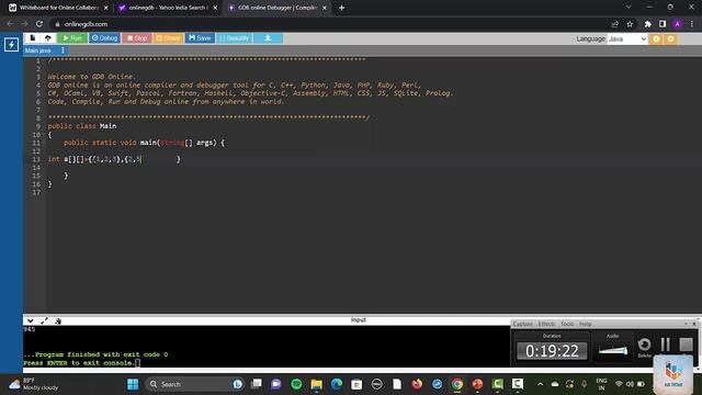 Multi Dimensional Array in Java/Java For beginners/Arrays in Java смотреть онлайн