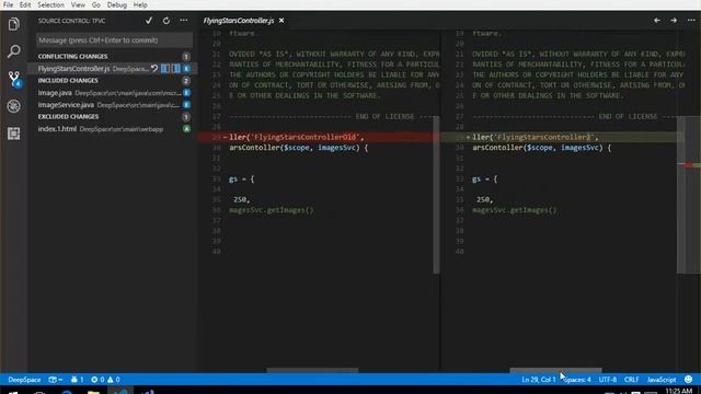 TFVC Source Code Control in Visual Studio Code смотреть онлайн
