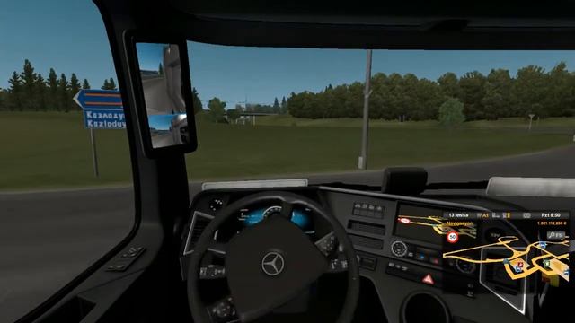 ELEKTRİKLİ KAMYON // MERCEDES-BENZ URBAN Euro Truck Simulator 2 1.39 Mod // смотреть онлайн