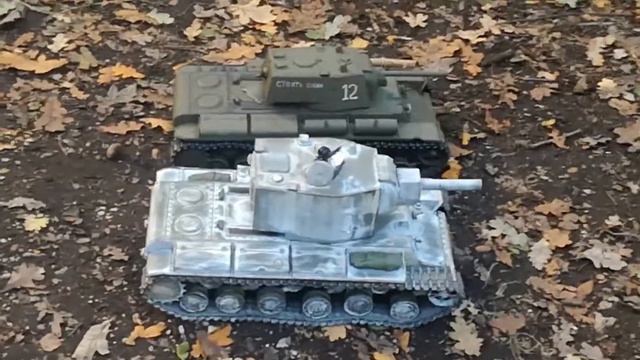 Torro Heng Long 1/16 RC Tanks Russian KV1 & KV2 WHITE TANKS MATTER.